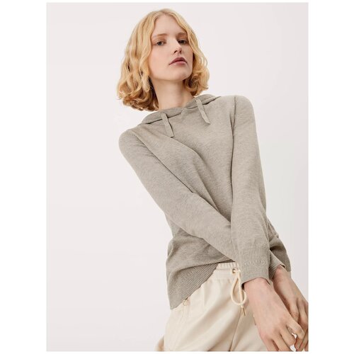 Пуловер женский, s.Oliver, артикул: 120.10.111.17.170.2107347, цвет: темно-серый (9898), размер: 42