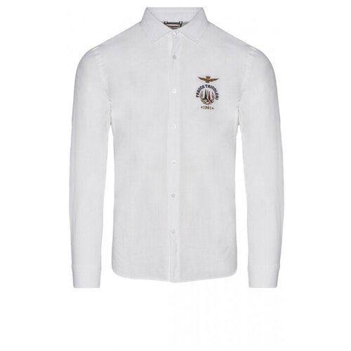 Рубашка AERONAUTICA MILITARE 211CA1092CT1880 мужская, цвет белый, размер XXL