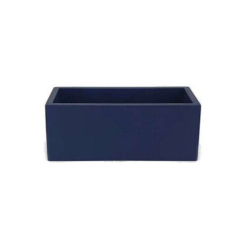 Кашпо Лофт прямоугольный VipSet 0,85л цв. синий