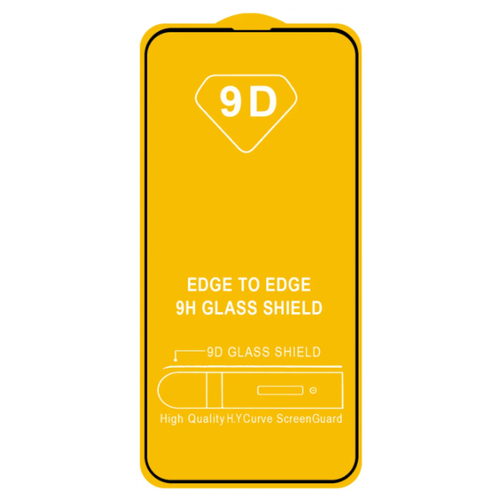 Защитное стекло для iPhone 13/13 Pro (6.1) Full Glue с рамкой 2.5D черное комплект из 3х стекол full glue premium krutoff для iphone 13 13 pro