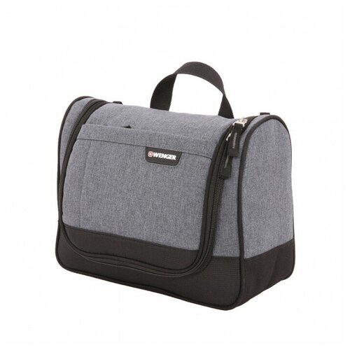 Несессер Wenger Toiletry Kit 2379424512 с крючком для подвешивания, серый, ткань Grey Heather/полиэстер, 27х11х20 см