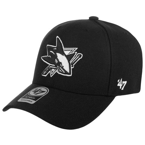 фото Бейсболка 47 brand h-mvpsp22wbp san jose sharks nhl, размер one '47 brand