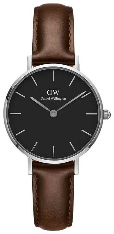 Наручные часы Daniel Wellington Petite, коричневый, черный