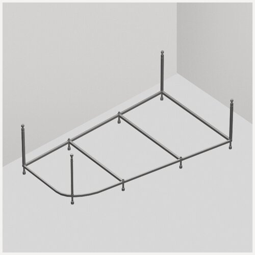 Изображение товара Каркас для ванной AM.PM Spirit, 160x100 см, универсальный, нержавеющая сталь