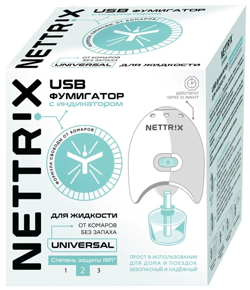 Фумигатор для жидкости Nettrix Universal, USB - фотография № 5