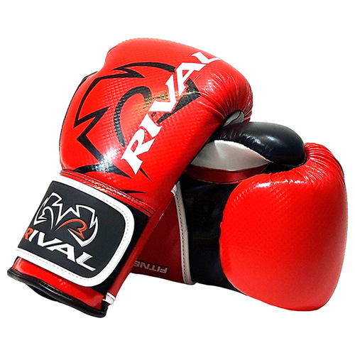 фото Боксерские перчатки rival rb7 fitness plus bag red black (8 унций)