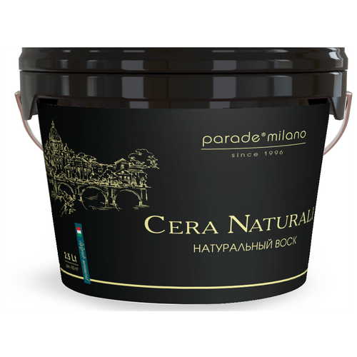 Декоративное покрытие Parade Milano Cera Naturale, прозрачный, 2.5 л