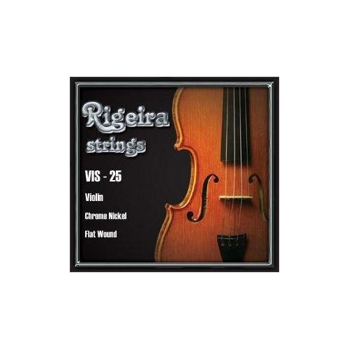Струны для скрипки , хромо - никелевая плоская оплётка - VIS 25