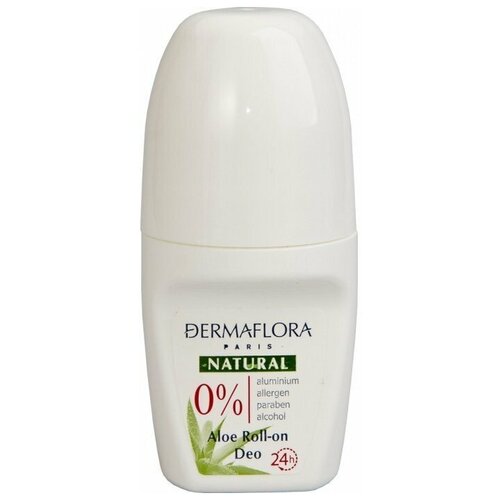 BradoLine Шариковый дезодорант Dermaflora 0% для женщин Natural Aloe 50 мл