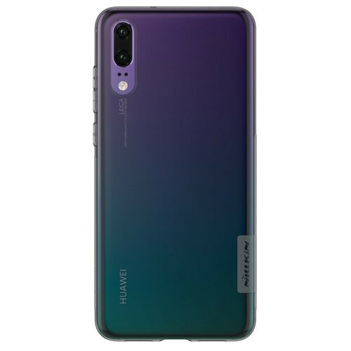 Чехол Nillkin Nature case для Huawei P20 (серый, гелевый)