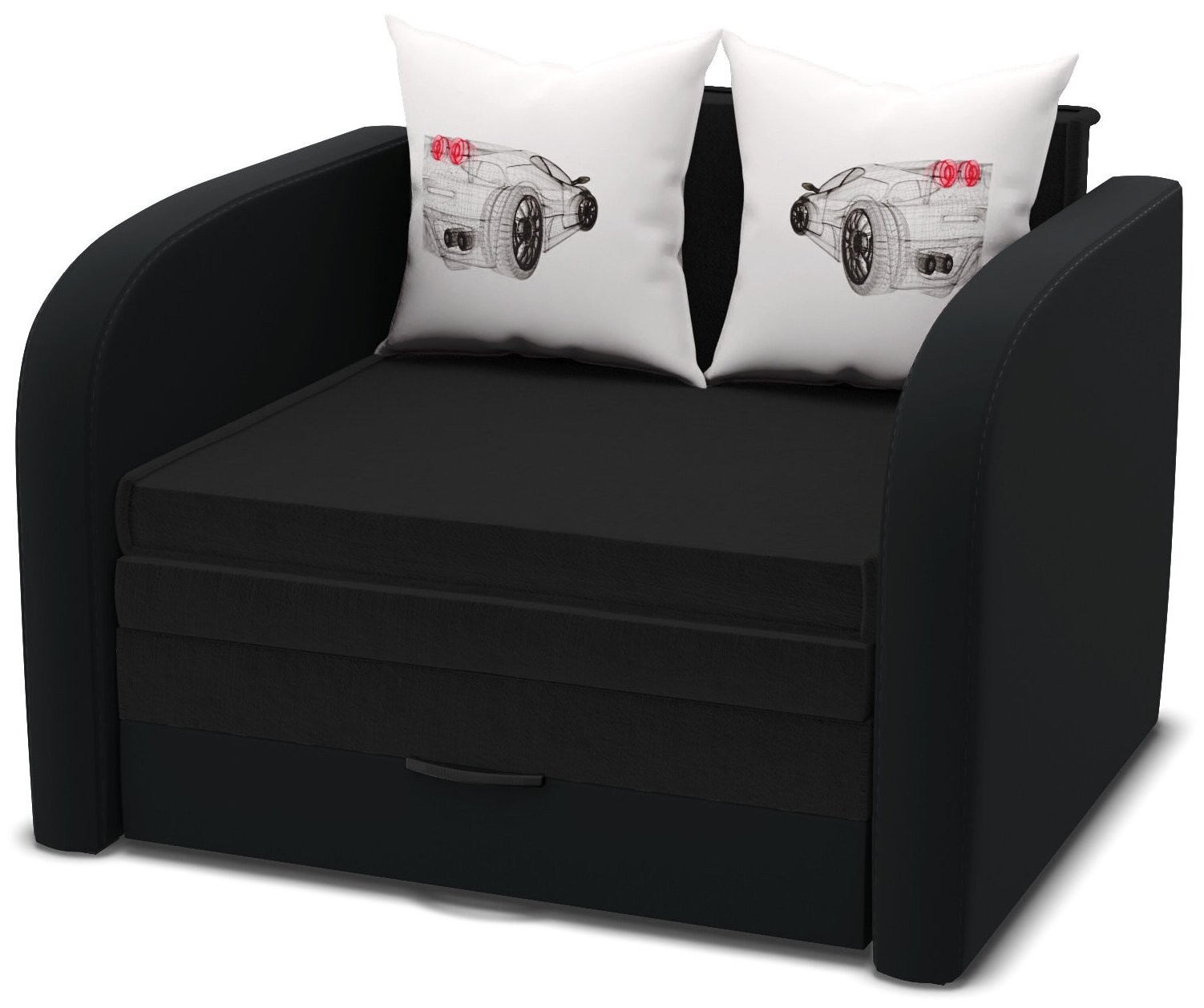 фото Раскладной диван Мультик дизайн BARSA 2, размер В98*Ш105*Г80см.