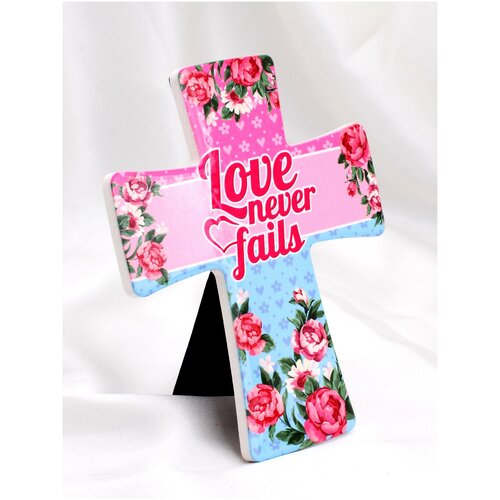 Крест керамический на подставке православный Христианский подарок 