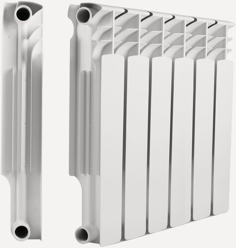 Изображение товара Радиатор биметаллический THERMA Q2 500/100 6 секций 810 Вт