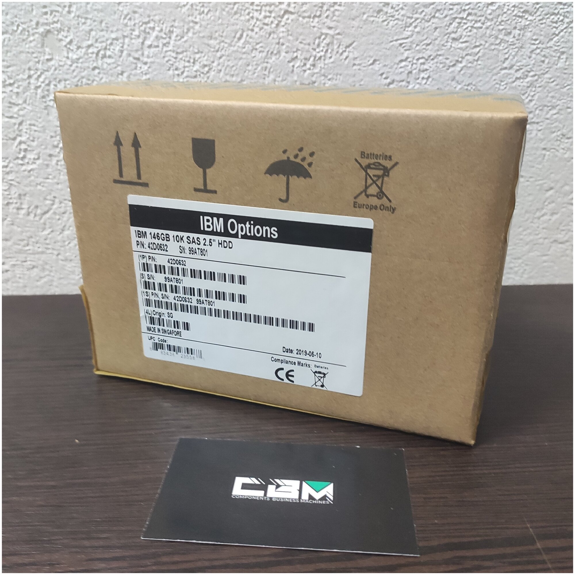 Жесткий диск IBM 146GB 10K SAS 25 HDD 42D0632