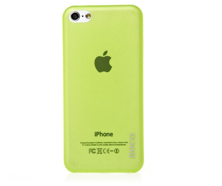 Накладка HOCO Thin Series для iPhone 5C Green (зеленая)