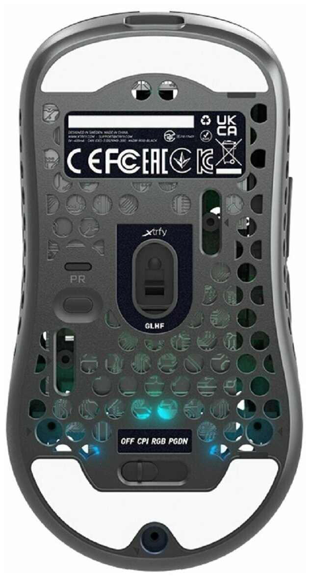 Мышь беспроводная Xtrfy M42 RGB Wireless 19000 dpi WirelessUSB 500 мАч M42W-RGB-BLACK Черный