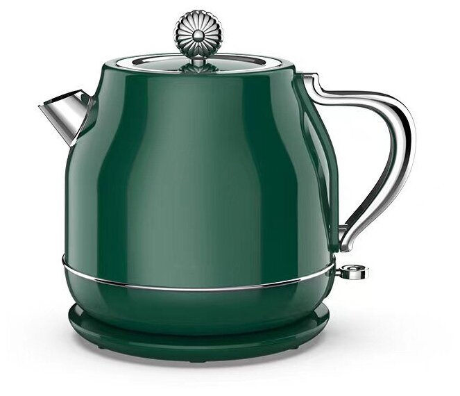 Электрический чайник, AUX-XA1519, нержавеющая сталь 304, зеленый.