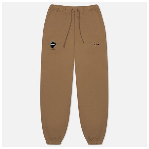 фото Мужские брюки f.c. real bristol emblem sweat бежевый , размер s
