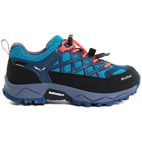 Кроссовки детские Salewa Wildfire Waterproof Kids' Caneel Bay/Fluo Coral (EUR:28)