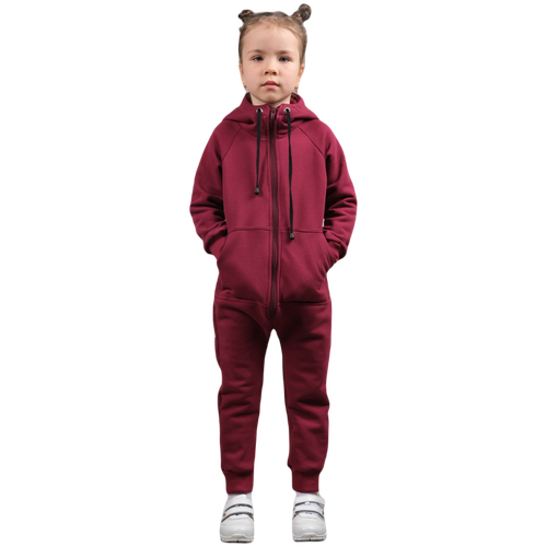 Комбинезон DaEl kids, размер 104, бордовый