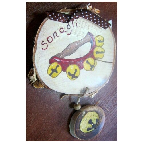 Миниатюра на спилах Ч/четверти Бубенцы 2сп. Sonagli