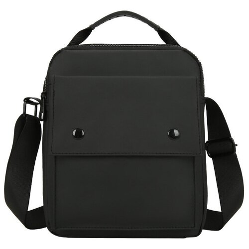 фото Мужская сумка-планшет цвет: чёрный 26*21*7 см нет бренда
