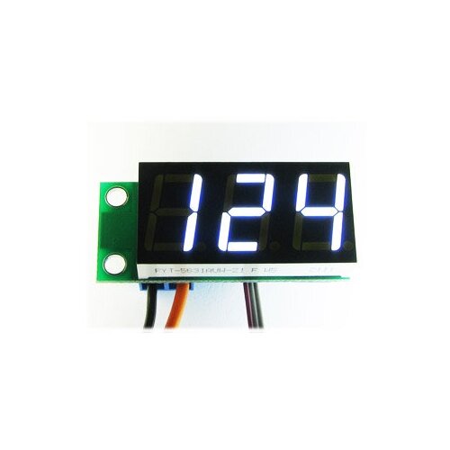 Цифровой термометр с выносным термодатчиком STH0014UW, ультра-яркий белый stlm75ds2f датчик температуры цифровой 55… 125°c thermal watchdog [tssop 8]