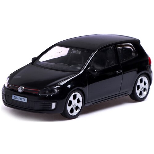 Легковой автомобиль Автоград Volkswagen Golf GTI, 3098615/7152977 1:43, 10 см, черный volkswagen golf gti ed 30 1 32 cборная модель автомобиля bburago