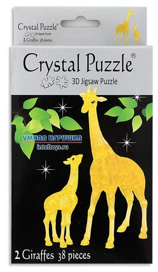 3D головоломка «Жирафы», Crystal Puzzle (Кристалл Пазл)