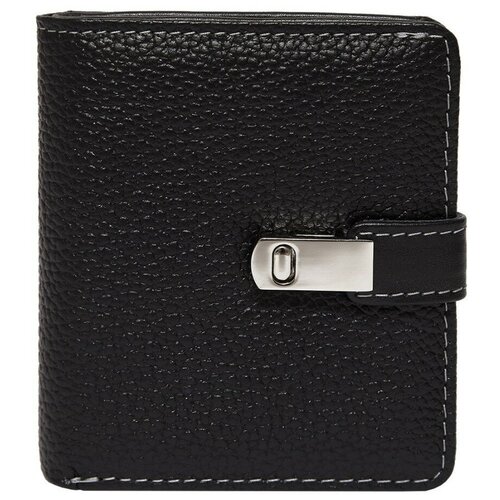 фото Кошелек forte, фактура тиснение, черный