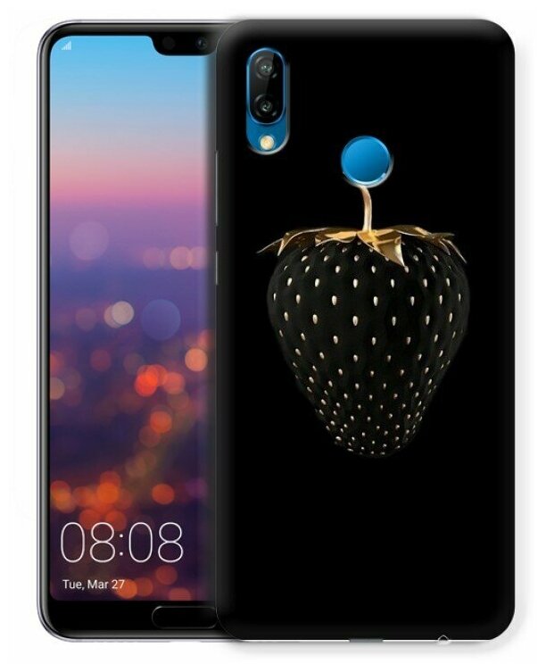 Дизайнерский силиконовый чехол для Huawei P20 Lite