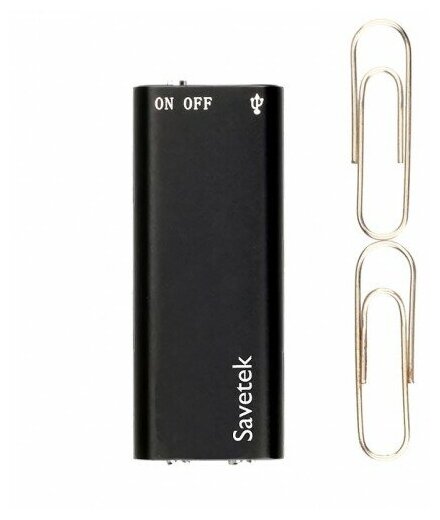 Компактный цифровой диктофон Savetek GS-R01S 32GB