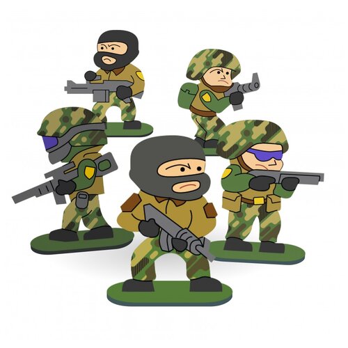 Комплект мишеней ARMA Солдатики AT014S набор мишеней в коробке arma toys