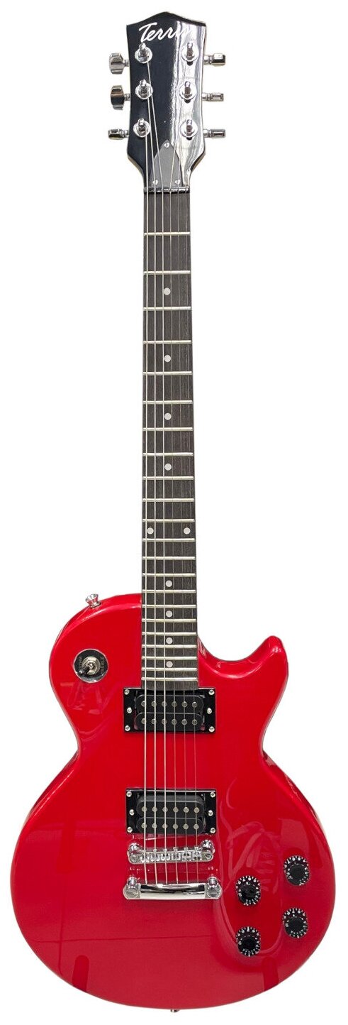 Электрогитара Les Paul, HH, TERRIS Красный