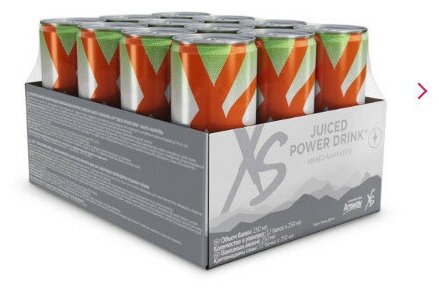 XS™ Power Drink Манго-Маракуйя уп/12 - фотография № 4