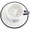 Фото #6 Кружка с блюдцем Котик на дне, чашка с блюдцем, чайная пара Эврика