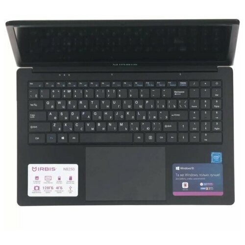 Ноутбук IRBIS NB288 156 notebookCPU pentium J3710 156LCD 1366768 TN 4128GB EMMC Front camera03mp 4500mha battery ABCD cover with normal oil painting CE charger12V 2A NB288 2016900₽