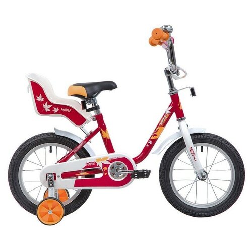 Велосипед 14 Novatrack Maple, цвет красный детский велосипед novatrack maple 14 2020 красный
