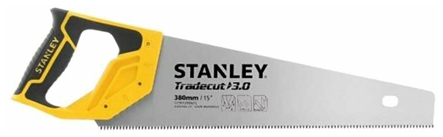 Ножовка STANLEY TRADECUT по дереву 7*380 мм STHT20348-1