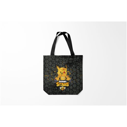 фото Сумка-шоппер / 40х40 см / геймерам / brawl stars mecha crow. burnettie