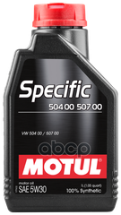 MOTUL Моторное Масло Specific Vag 504.00/507.00 5w30 12*1л 106374