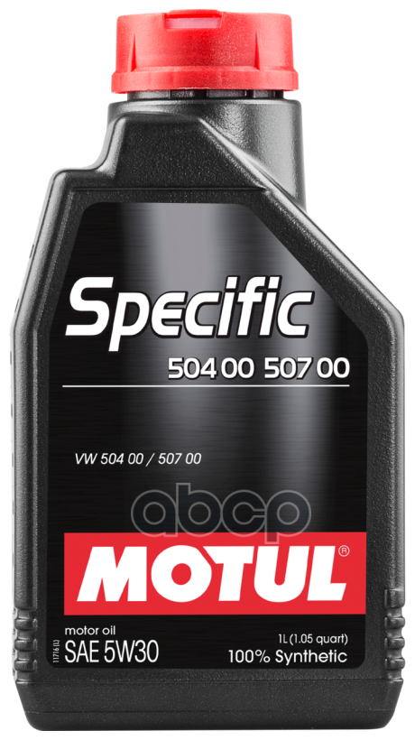 MOTUL Motul 5w30 (1l) Specific Vw_масло Моторное ! Api: Sl/Cf: Acea: A3/B4/C3: Vw 504.00/507.00 (Синт.)