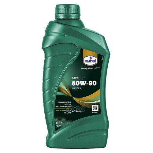 Масло Eurol Mpg 80w-90 Gl4 1л Трансм. EUROL арт. E1106051L