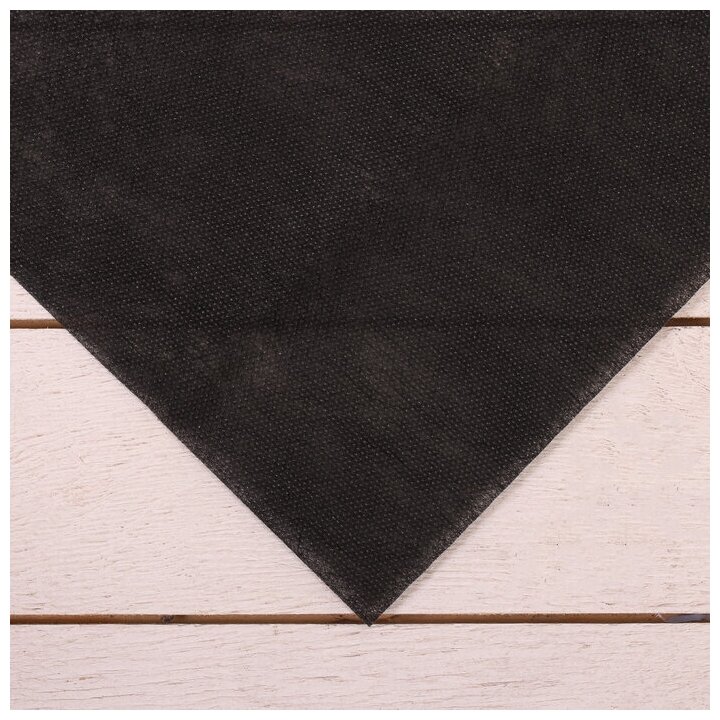 фото Полоса защитная для междурядий, мульчирующая, 10 × 0,3 м, плотность 80 г/м², с УФ-стабилизатором, чёрный, Greengo, Эконом 20 %