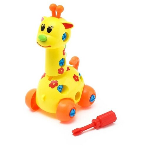 Конструктор для малышей «Жираф», 24 детали. В наборе 1шт.