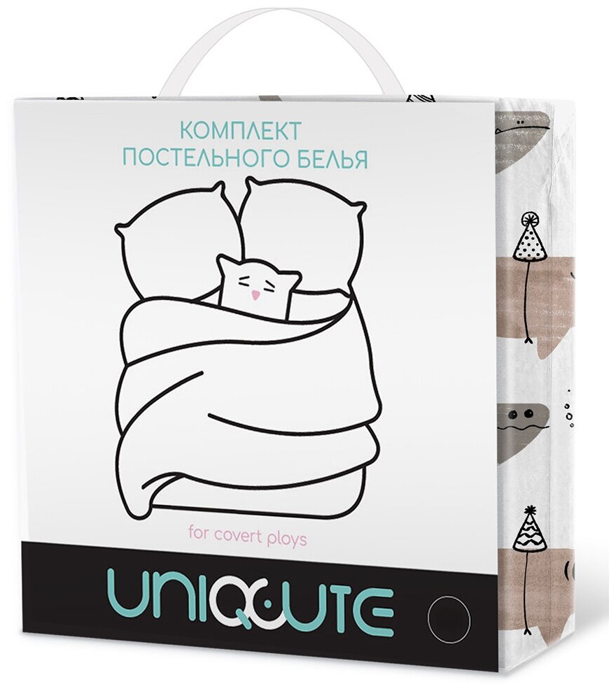 Постельное белье Uniqcute Натсуми, из поплина, 100% хлопок, 2 спальное, наволочки 50х70 см - фотография № 2