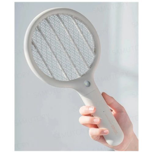 Электрическая мухобойка Xiaomi SOTHING Mini Electric Mosquito Swatter Бежевая