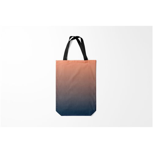 фото Сумка-шоппер / 31х42 см / популярные иллюстрации / текстуры predawn gradient burnettie