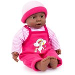 Интерактивный пупс Bayer Малыш в розовом костюме c единорогом, 40 см, 94001AI - изображение