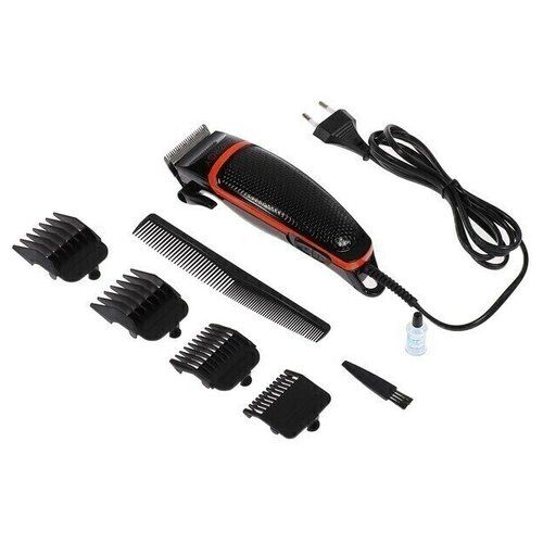 Машинка для стрижки ENERGY EN-735 10 Вт 4 насадки черно-оранжевая 167300₽